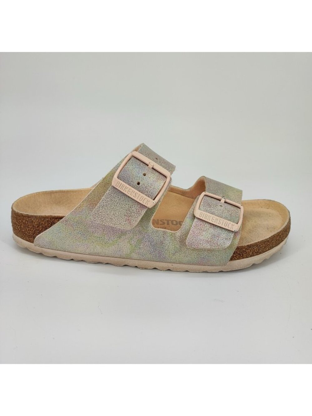 Birkenstock Arizona Women’s Size 7 US Sandals Microfiber Silver